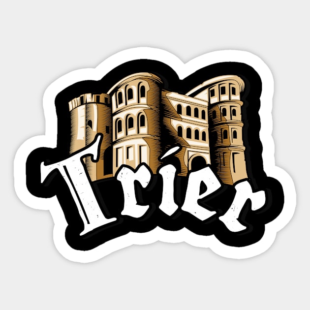 Trier City Porta Nigra Moselle Home Sticker by Foxxy Merch